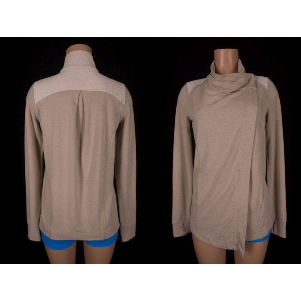 LULULEMON 6 Coast Wrap Heathered Oatmeal Jacket